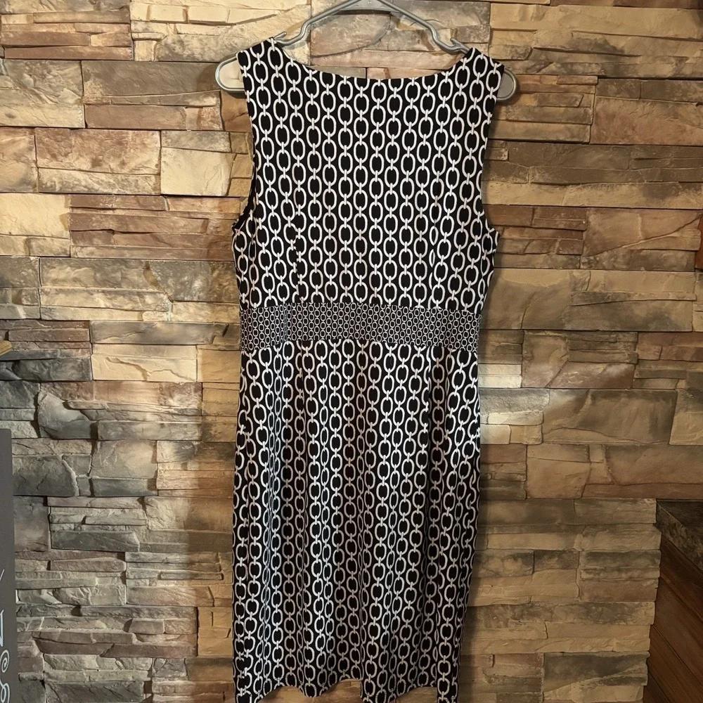 Ann Taylor Dress V Neck Jersey Style Lined Small A4‎